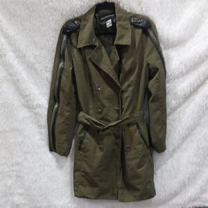 Ashley Stewart Olive Trench Coat